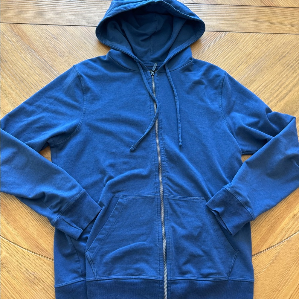 Goodlife Full Zip Blue Hoodie